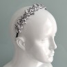 Diadema Loto inspiración floral papel reciclado | Strambótica