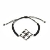 Classic Houndstooth Bracelet Made from Recycled Paper | Strambótica