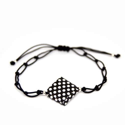 Pulsera Lunares divertida papel reciclado | Strambótica