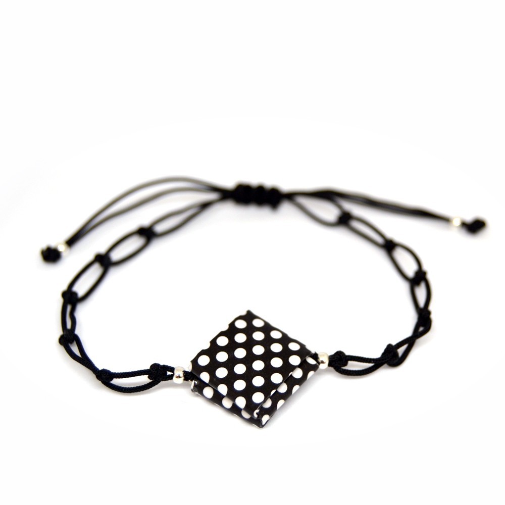 Pulsera Lunares divertida papel reciclado | Strambótica