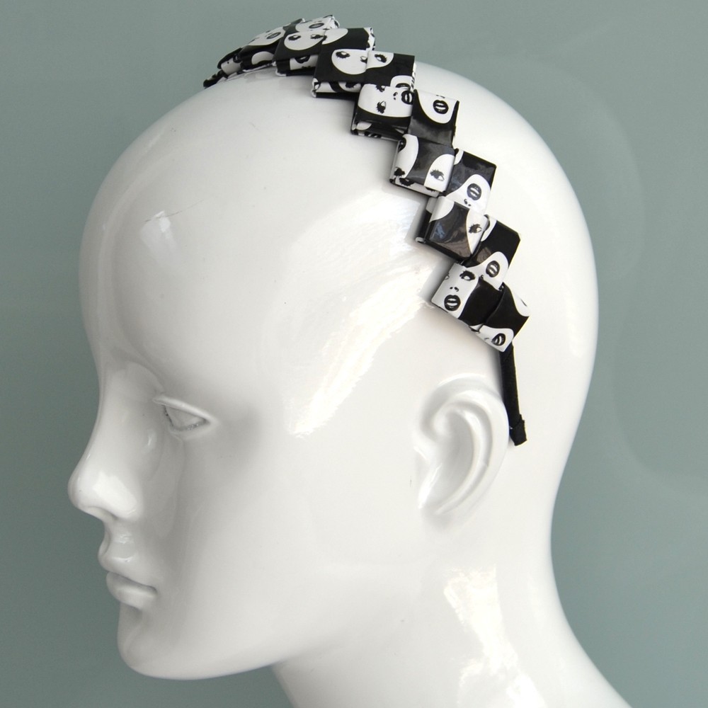 "Olvido" Headband Made from Recycled Paper | Strambótica