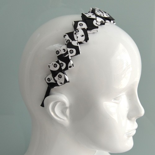 "Olvido" Headband Made from Recycled Paper | Strambótica