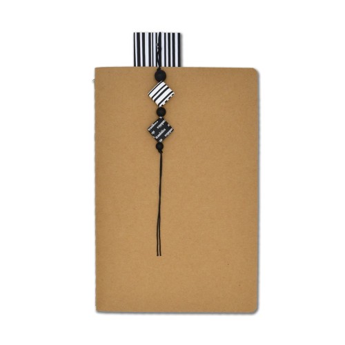 Marcapáginas Compás artesanal papel reciclado | Strambótica
