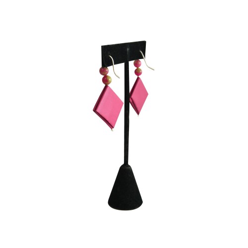 Pendiente Largo Rosa