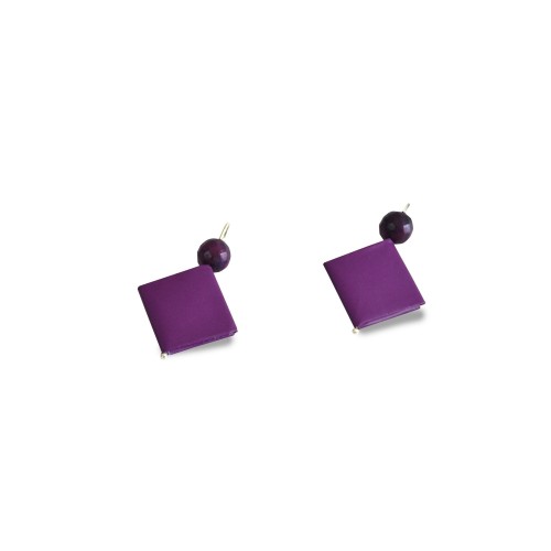 Long Purple Earrings – Mystery and Soul in Every Detail | Strambótica