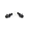 Black Water Lily Earrings – Whispering Elegance | Strambótica