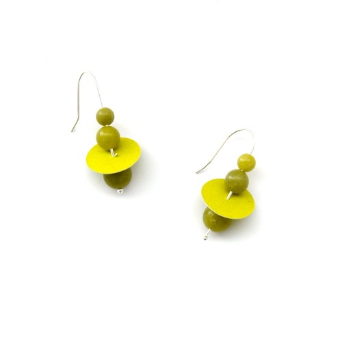 Green Water Lily Earrings – Natural Freshness Turned into Jewelry | Strambótica