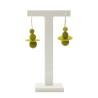 Green Water Lily Earrings – Natural Freshness Turned into Jewelry | Strambótica