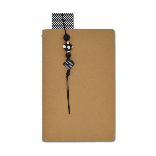 Handmade Polka Dot Bookmark Made from Recycled Paper | Strambótica