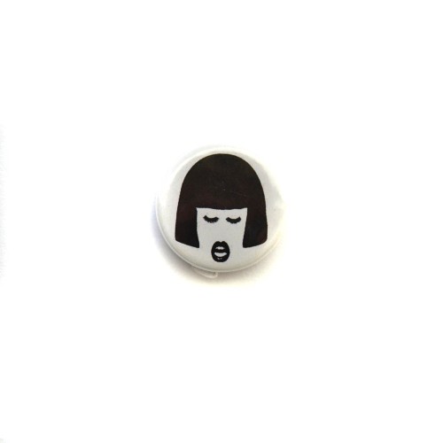 Original Amber Pin Made from Recycled Paper | Strambótica
