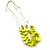 Green Water Lily Necklace – Recycled Paper Crafts | Strambótica