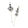 Minimalist Corti Brooch Made from Recycled Paper | Strambótica