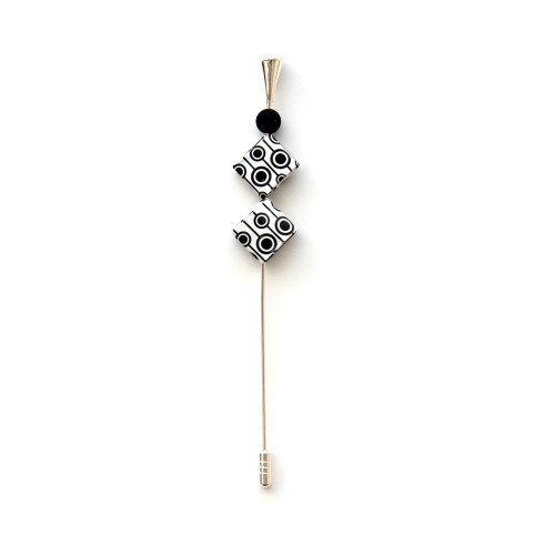 Broche Dúo Corti – Joyería de autor minimalista | Strambótica