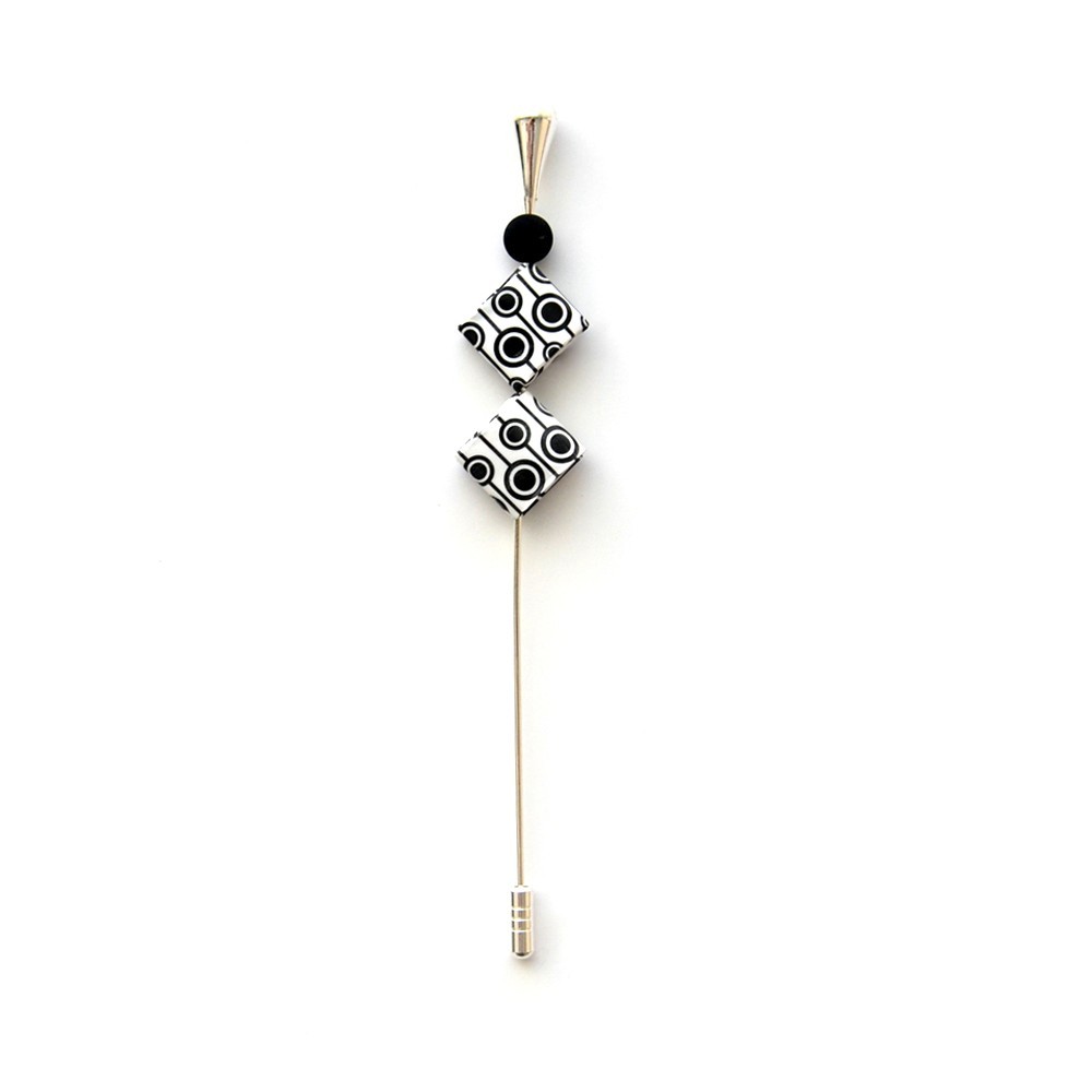 Broche Dúo Corti – Joyería de autor minimalista | Strambótica