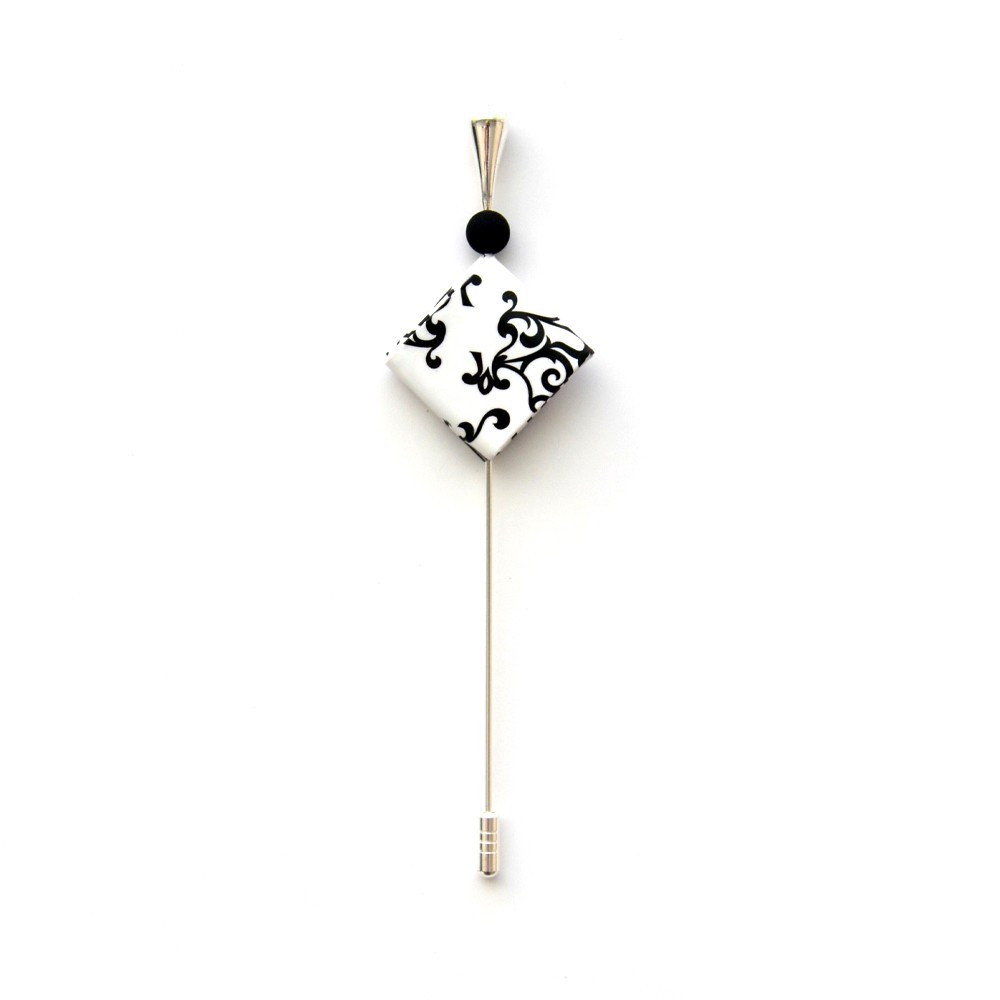 Lotus Brooch: Designer Jewelry Made from Recycled Paper | Strambótica