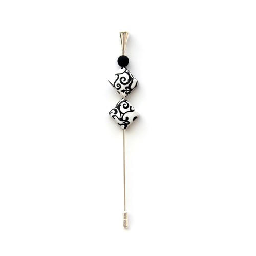 Broche Dúo Loto – Equilibrio y belleza sostenible | Strambótica