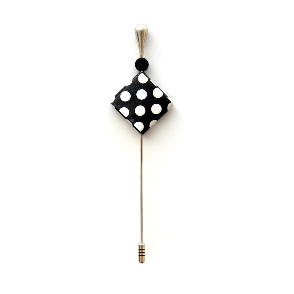 Polka Dot Brooch  sustainable crafts | Strambótica