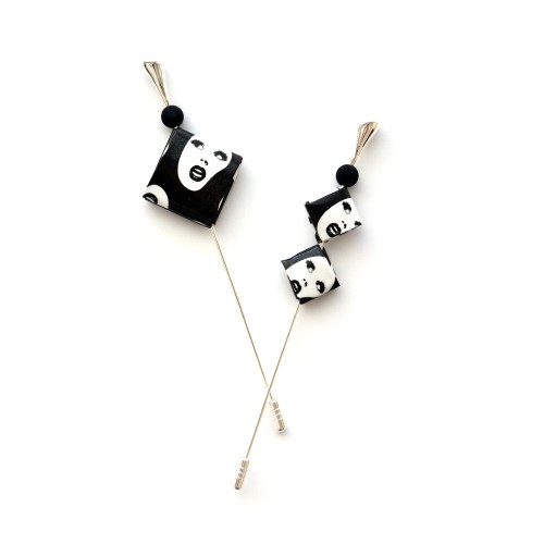"Olvido" Brooch, Exclusive Design, Recycled Paper | Strambótica