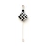Classic Houndstooth Brooch, Designer Jewelry | Strambótica