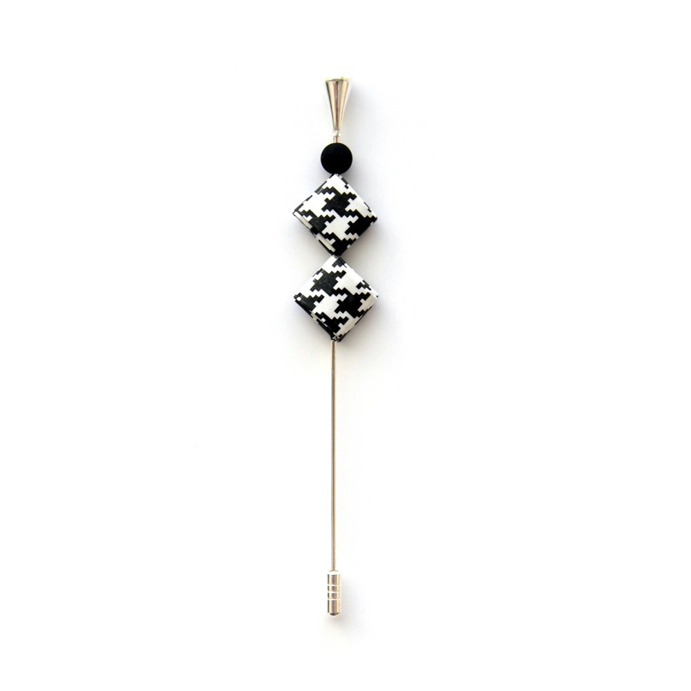 Broche Pata de Gallo Dúo