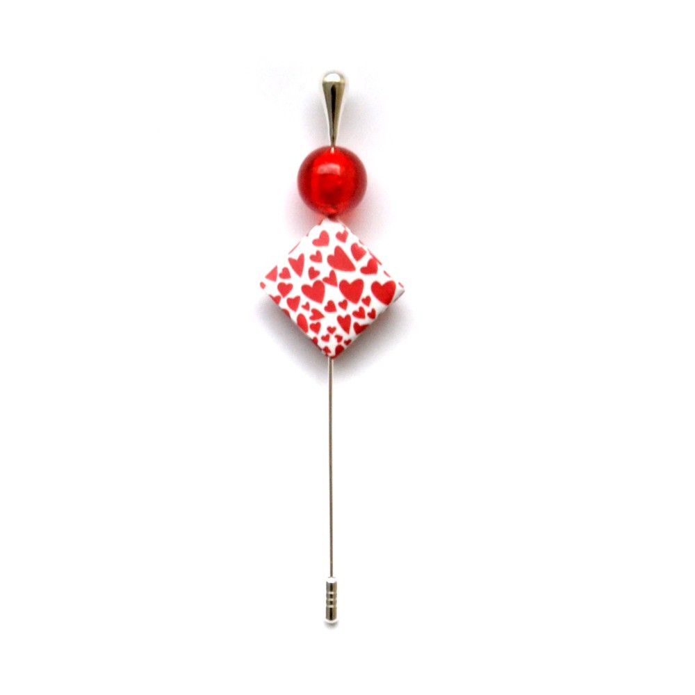 Tiny Love Brooch: Romantic Designer Jewelry | Strambótica