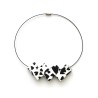 Valentina Hoop Necklace – Designer Jewelry Made from Recycled Paper | Strambótica