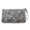 Clutch Compás – Striped Print on Recycled Paper | Strambótica