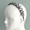 Houndstooth Headband Made from Recycled Paper | Strambótica