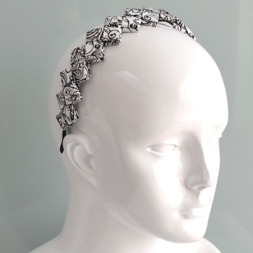 Diadema Serendipia artesana papel reciclado | Strambótica