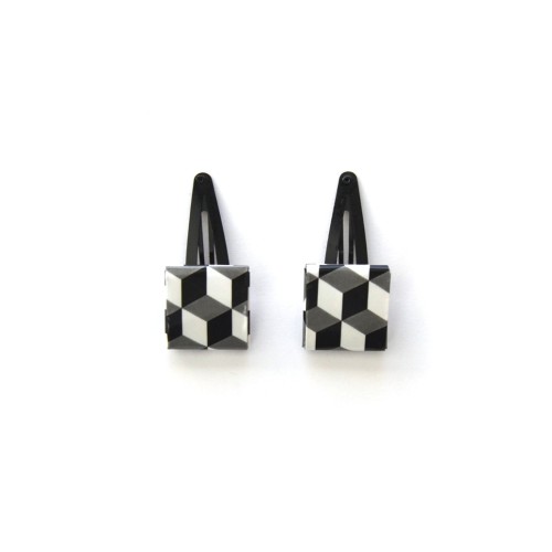 Pasador Dado artesano papel reciclado pack 2 | Strambótica