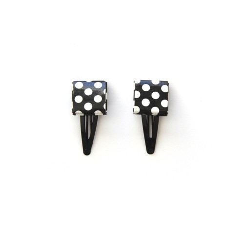Handcrafted Polka Dot Hair Clip, Recycled Paper, 2-Pack | Strambótica