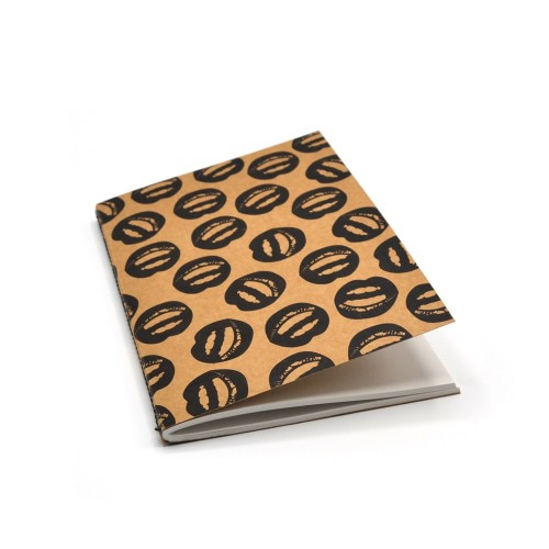 Libreta Besos romántica papel reciclado A5 A6 | Strambótica