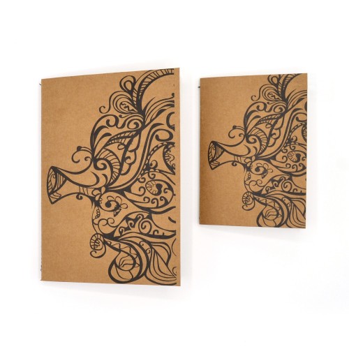 Serendipia Handcrafted Recycled Paper Notebook, A5 and A6 | Strambótica