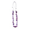 Collar Largo Lavanda – Papel reciclado y piedras naturales | Strambótica