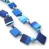 Long "Sea" Necklace – Blue, evoking calm and sustainability | Strambótica