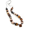 Long Earth-Toned Necklace – Earth tones, pure craftsmanship | Strambótica
