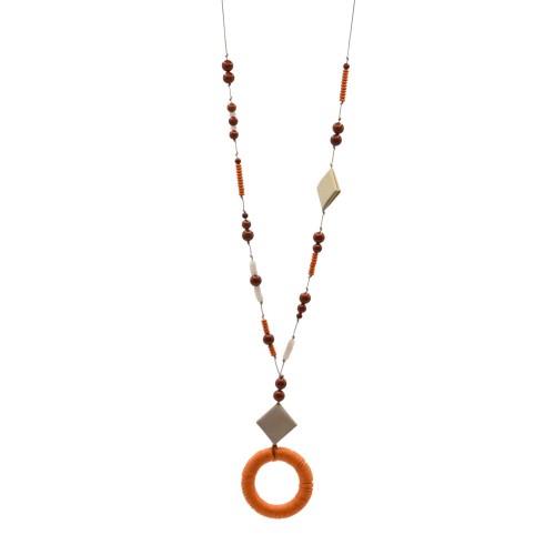 Collar Porta Gafas Mandarina