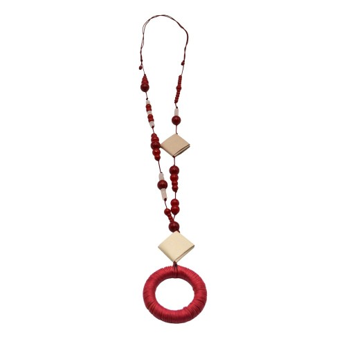 Collar Porta Gafas Rojo