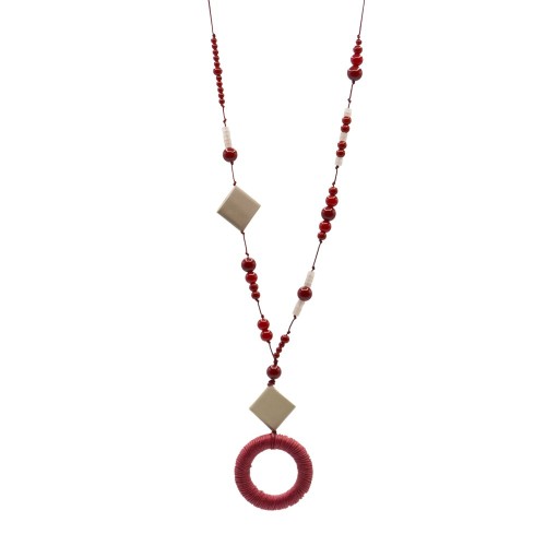 Collar Porta Gafas Rojo