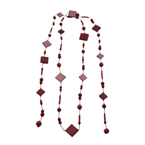 Carmesí Open Necklace | Designer Jewelry Made from Recycled Paper | Strambótica
