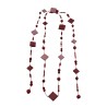 Carmesí Open Necklace | Designer Jewelry Made from Recycled Paper | Strambótica