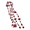 Carmesí Open Necklace | Designer Jewelry Made from Recycled Paper | Strambótica