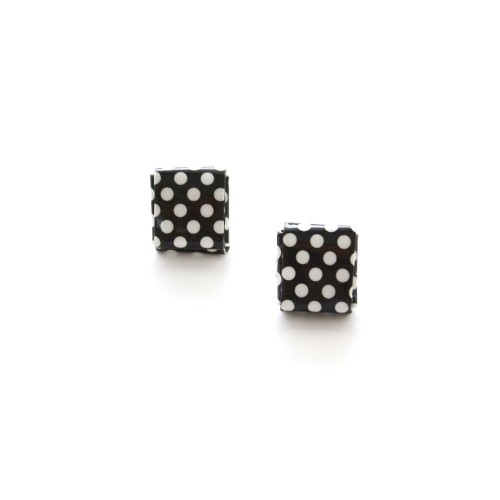 Handcrafted Recycled Paper Moon Earrings | Strambótica