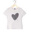 Camiseta Valentina – Algodón orgánico, vegana y diseño romántico | Strambótica