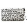 Clutch Hojas – Estampado natural en papel reciclado | Strambótica
