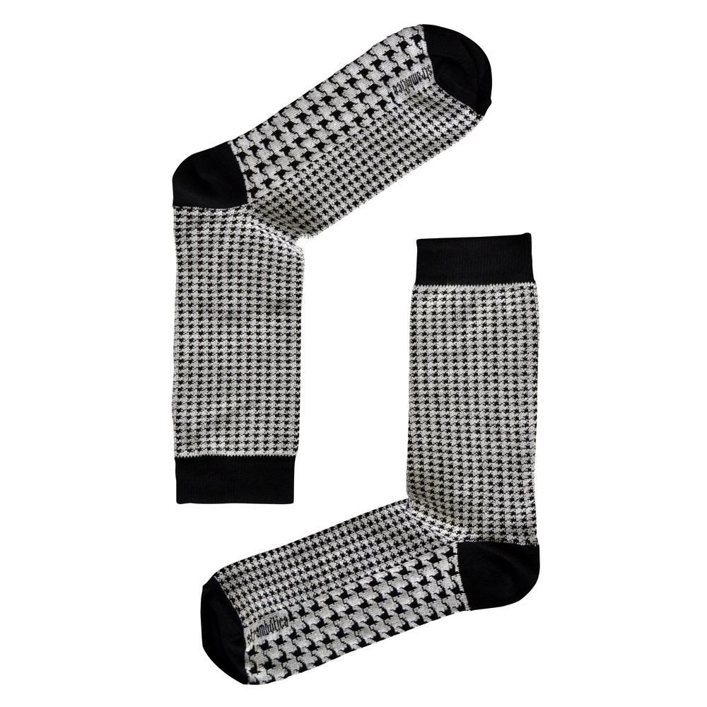 Houndstooth Socks, Organic Cotton | Strambótica