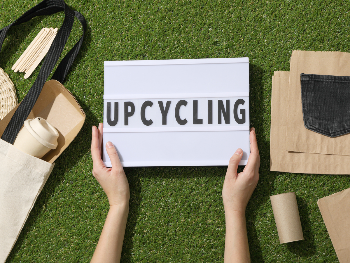 Una nueva manera de hacer arte ecológica 'upcycling'