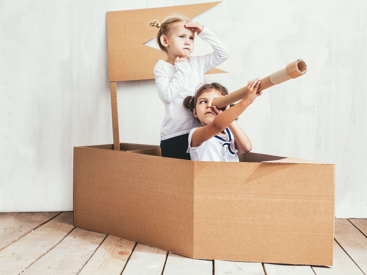 JUGUETES INFANTILES HECHOS CON CARTON
