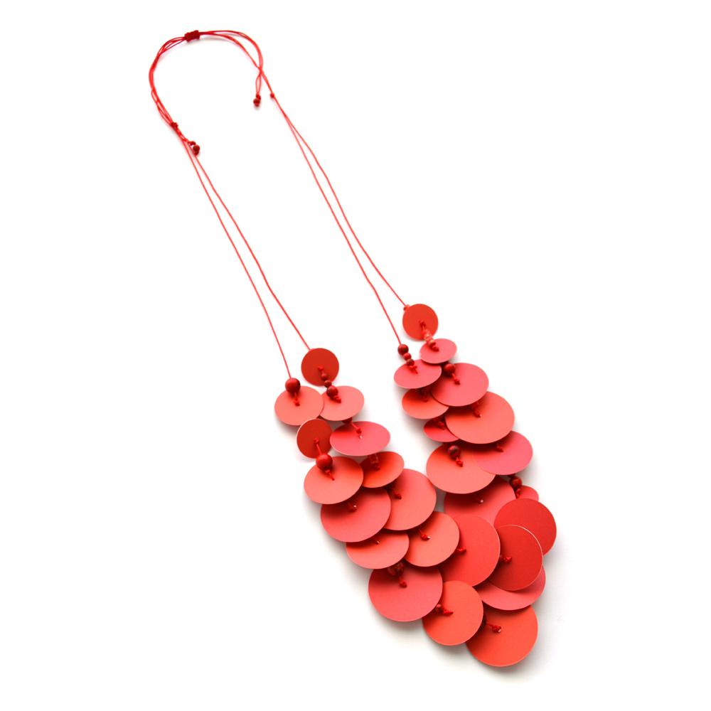 Collar Nenúfar Rojo 2