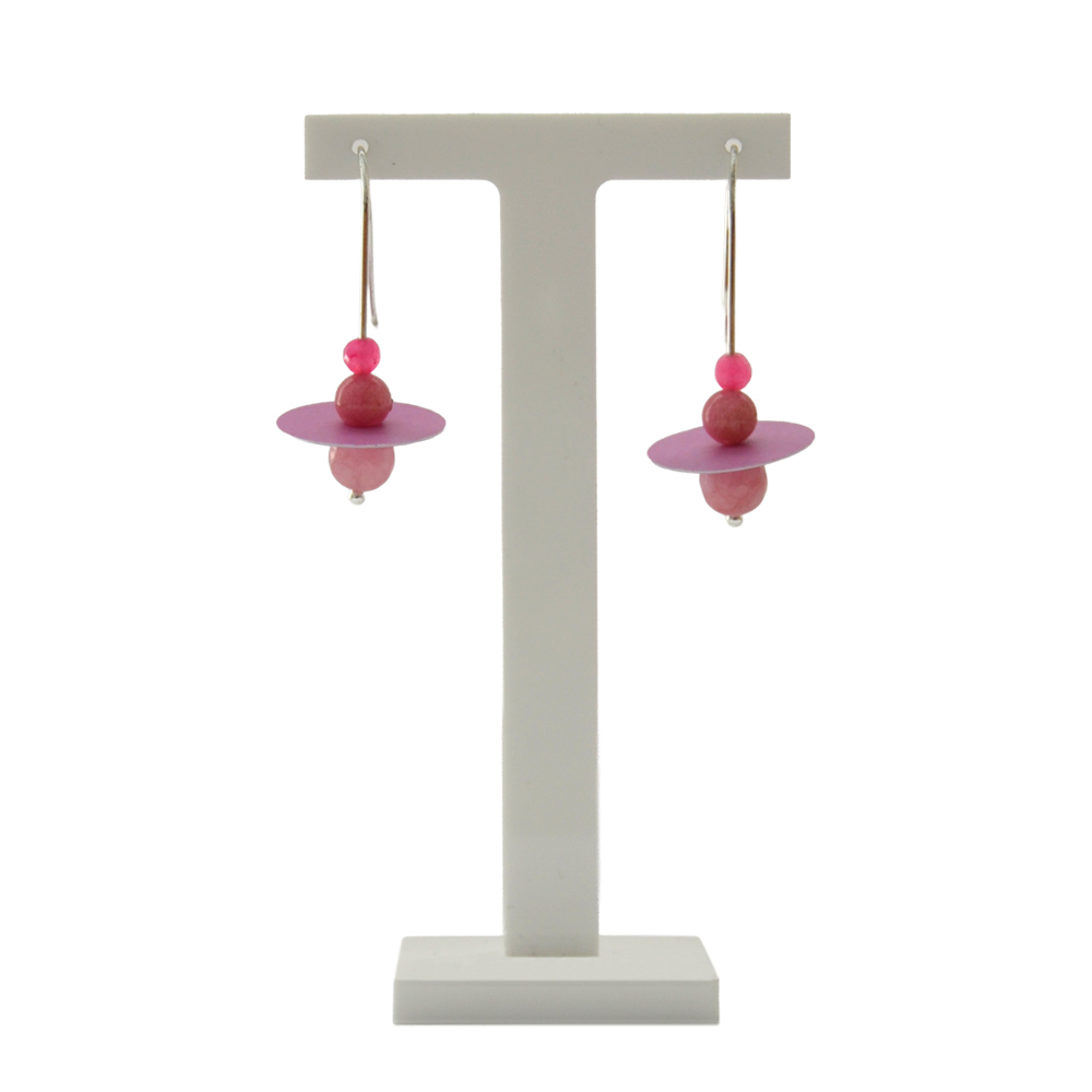 Pendiente Nenúfar Rosa 2